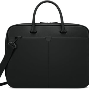Water-Resistant Leather Laptop Bag