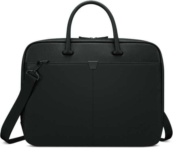 Water-Resistant Leather Laptop Bag