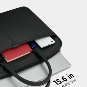 Water-Resistant Leather Laptop Bag