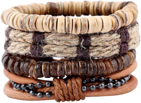 Leather Bracelet Set