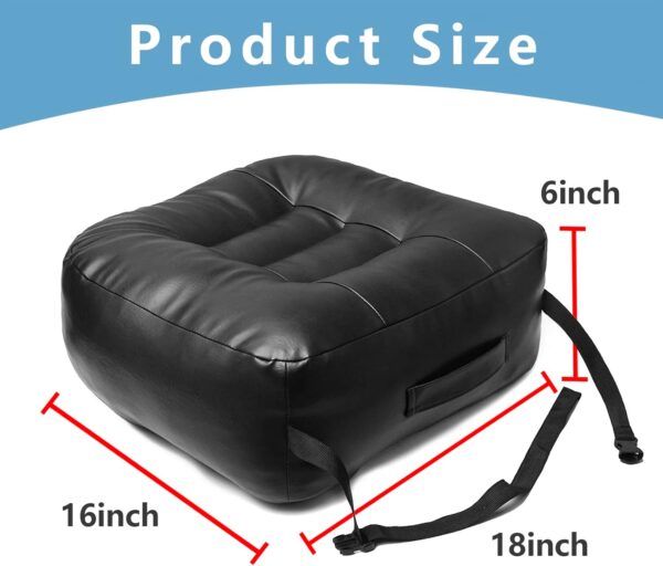 Leather Seat Cushion Booster - Image 3