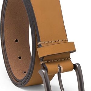 Classic Buckle Leather Belt