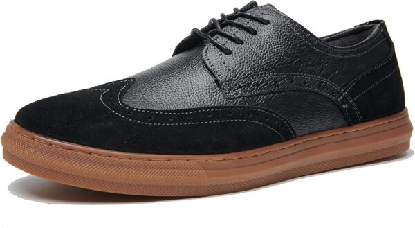 Men's Leather Sneakers Lace-up Oxford Shoes