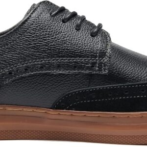 Men’s Leather Sneakers Lace-up Oxford Shoes
