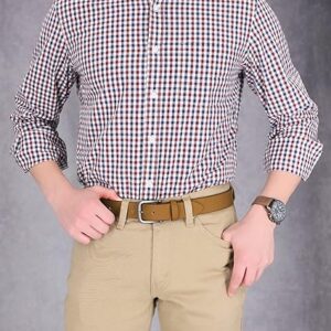 Classic Buckle Leather Belt